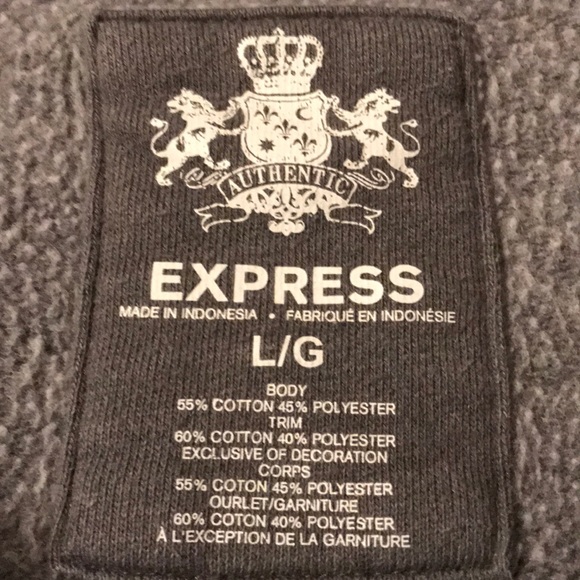 Express Zip Up Sweatshirt - Picture 3 of 3